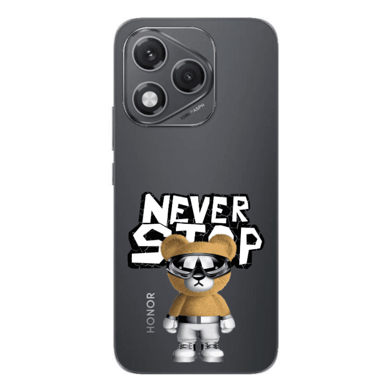 Honor 400 Lite Never stop Transparent Silicone TPU Θήκη